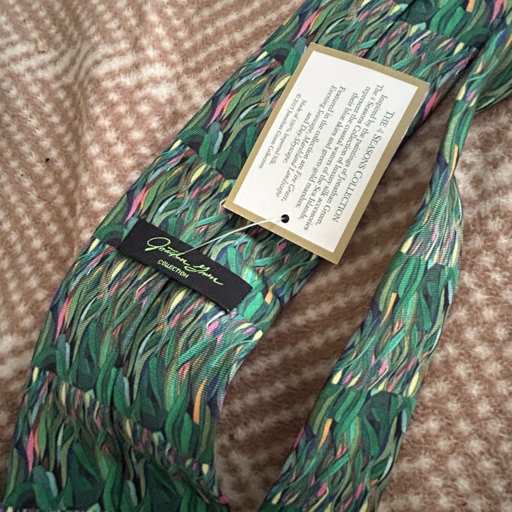 NWT Jonathan green firegrass neck tie - Picture 4 of 6